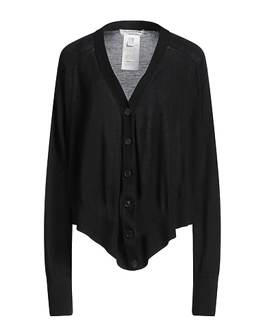 PHILOSOPHY di LORENZO SERAFINI Cardigan Black 70% Virgin Wool, 30% Silk, Polyamide, Elastane