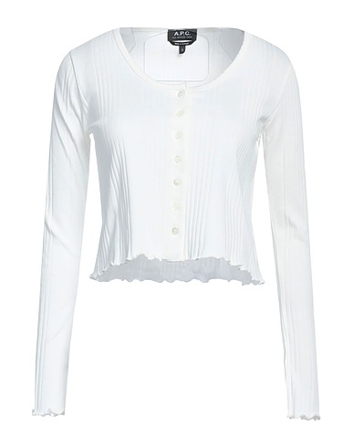 A.P.C. KNITWEAR White 100% Cotton