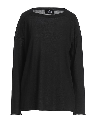 ALPHA STUDIO Cashmere jumper Black 100% Cashmere