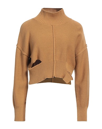 MM6 MAISON MARGIELA Turtleneck Mustard 85% Cotton, 15% Wool