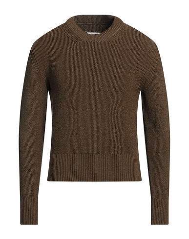 MAISON MARGIELA Jumper Military green 60% Cotton, 40% Wool