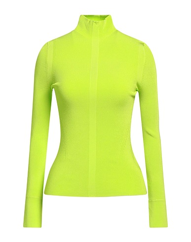 BOSS Polo neck Lime green 75% Viscose, 23% Polyamide, 2% Elastane
