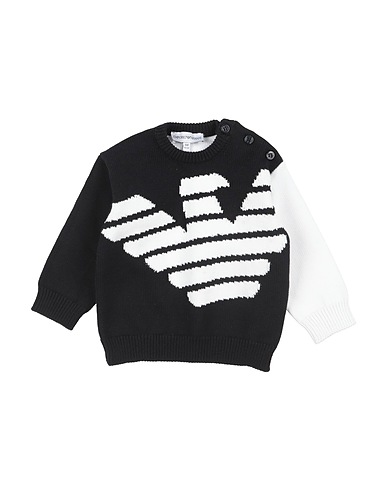 EMPORIO ARMANI Jumper Midnight blue 100% Cotton