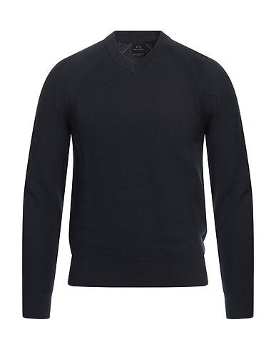 ARMANI EXCHANGE Jumper Midnight blue 100% Cotton