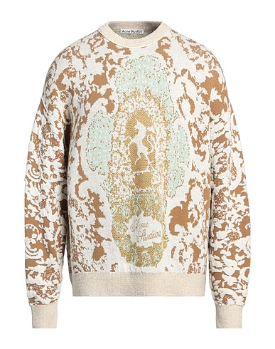 ACNE STUDIOS Sweater Cream 44% Wool, 27% Polyester, 15% Viscose, 13% Nylon, 1% Elastane