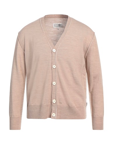 MM6 MAISON MARGIELA Cardigan Beige 70% Virgin Wool, 30% Acrylic