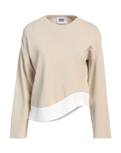 ALPHA STUDIO Jumper Beige 65% Viscose, 35% Nylon