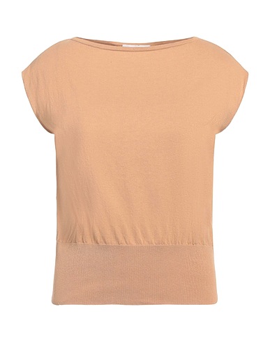 ALPHA STUDIO Jumper Camel 100% Cotton