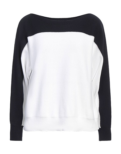 ALPHA STUDIO Jumper White 100% Cotton
