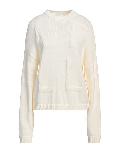 GAëLLE Paris Sweater White 75% Acrylic, 10% Wool, 10% Viscose, 5% Alpaca wool