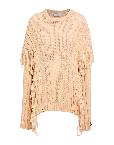 GAëLLE Paris Sweater Beige 75% Acrylic, 10% Wool, 10% Viscose, 5% Alpaca wool