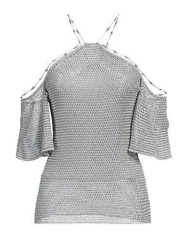 LANVIN Sweater Silver 72% Viscose, 28% Metal, Lurex®, Brass