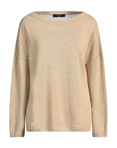 WEEKEND MAX MARA Jumper Sand 100% Linen