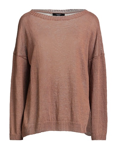 WEEKEND MAX MARA Pullover Nocciola 100% Lino