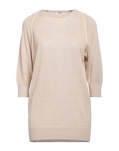 AGNONA Jumper Beige 40% Cashmere, 30% Silk, 30% Hemp