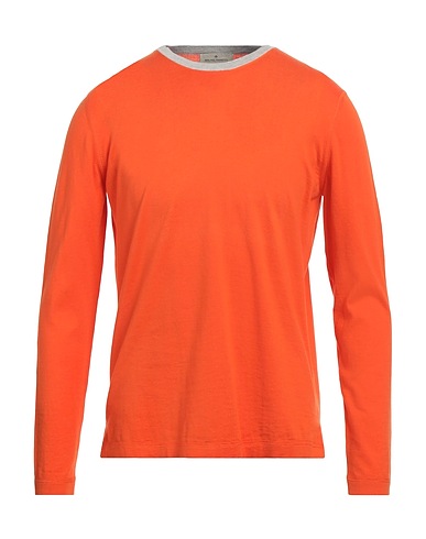 BRUNO MANETTI Jumper Orange 85% Cotton, 15% Cashmere
