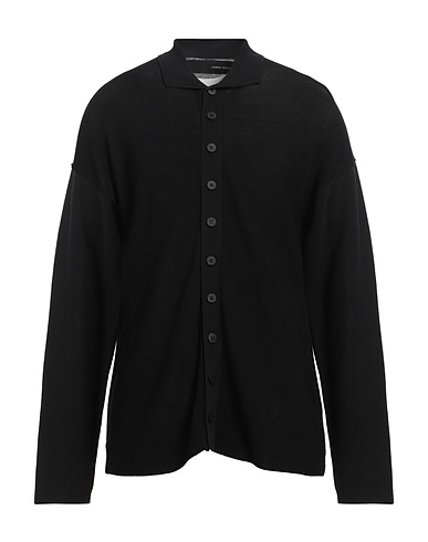 ISABEL BENENATO Cardigan Black 100% Cotton