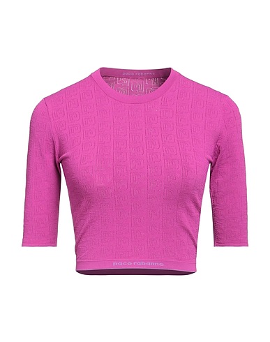 RABANNE Sweater Magenta 68% Viscose, 15% Polyamide, 14% Polyester, 3% Elastane