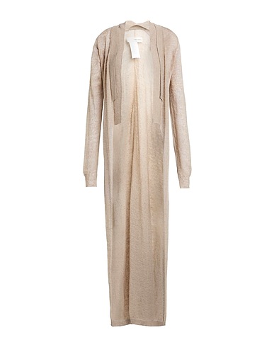 ISABEL BENENATO Cardigan Beige 85% Linen, 15% Polyamide