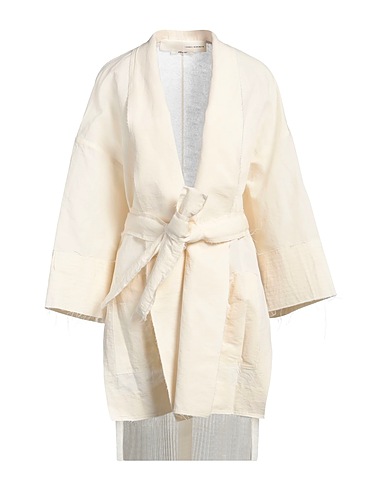 ISABEL BENENATO Cardigan Cream 72% Cotton, 28% Linen