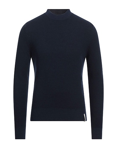 BROOKSFIELD Pullover Blu navy 64% Lana, 19% Cotone, 17% Poliammide
