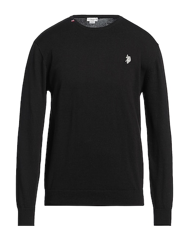 U.S.POLO ASSN. Pullover Nero 100% Cotone