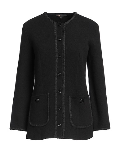 MAJE Cardigan Black 38% Polyamide, 33% Wool, 21% Acrylic, 8% Elastane