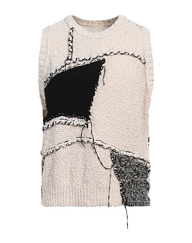 ISABEL BENENATO Pullover Elfenbein 100% Baumwolle