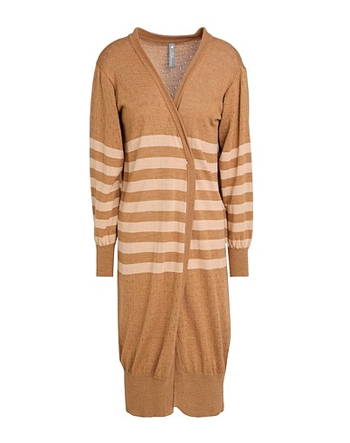 CRISTINA GAVIOLI Strickjacke Braun 50% Acryl, 35% Wolle, 15% Viskose