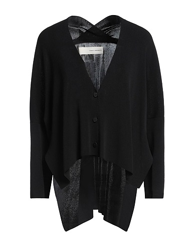 ISABEL BENENATO Cardigan Black 92% Viscose, 8% Polyester