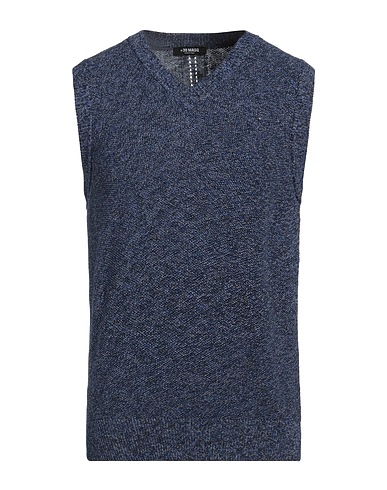 +39 MASQ Jumper Navy blue 86% Cotton, 14% Polyamide