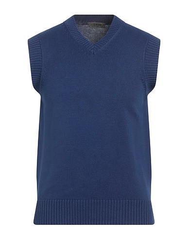 MASQ Maglia Gilet Blu navy 100% Cotone