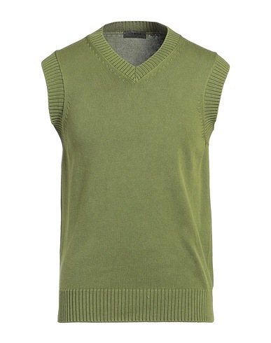 MASQ Sleeveless sweater Military green 100% Cotton