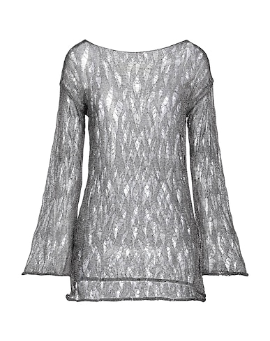 ISABEL BENENATO Pullover PIOMBO 80% Cotone, 20% Fibra di metallo