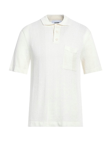 ALPHA STUDIO Jumper Ivory 75% Linen, 25% Cotton