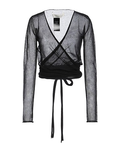 ISABEL BENENATO Shrug Black 82% Cotton, 18% Polyamide