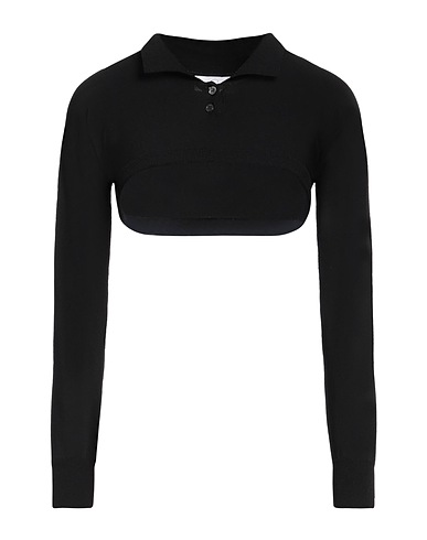VAQUERA Pullover Nero 83% Viscosa, 17% Poliestere