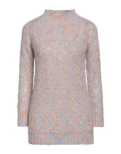 CRISTINA GAVIOLI Polo neck Lilac 40% Acrylic, 30% Mohair wool, 30% Polyamide
