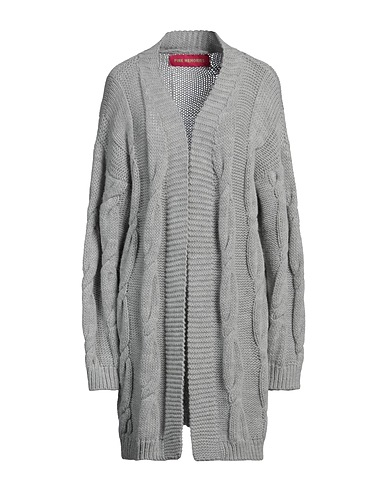 PINK MEMORIES Cardigan Light grey 40% Acrylic, 20% Alpaca wool, 20% Merino Wool, 20% Wool