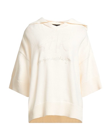 ARMANI EXCHANGE Jumper Cream 60% Cotton, 40% Acrylic, Elastane, Polyamide