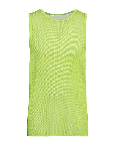 ISABEL BENENATO Maglia Gilet Verde lime 100% Viscosa