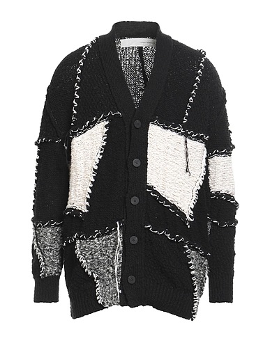 ISABEL BENENATO Cardigan Black 100% Cotton