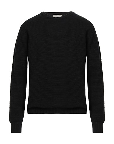 WOOL & CO Jumper Black 100% Virgin Wool