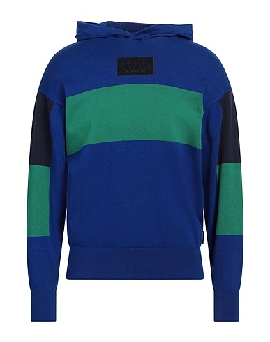 ARMANI EXCHANGE Sweater Bright blue 100% Cotton