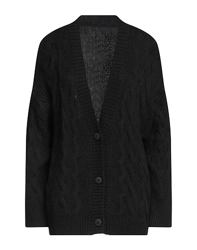 ARMANI EXCHANGE Cardigan Black 50% Polyester, 45% Acrylic, 5% Wool, Polyamide