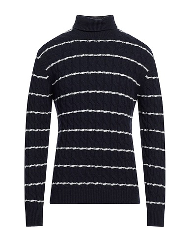 WOOL & CO タートルネック ミッドナイトブルー ウール 80% / ナイロン 20%