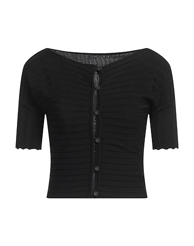 LOW CLASSIC Cardigan Black 61% Rayon, 39% Nylon