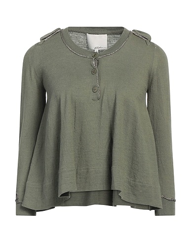 3.1 PHILLIP LIM プルオーバー ミリタリーグリーン ウール 51% / コットン 49%