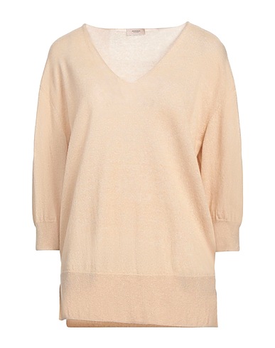 AGNONA カシミヤニット サンド カシミヤ 70% / リネン 30%