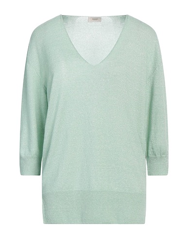 AGNONA Cashmere jumper Light green 70% Cashmere, 30% Linen
